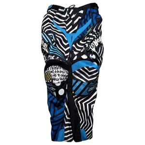O’Neal Mayhem Crank MX Pants 32 & Dirt Bike Off-road Padded Zip Snap Graffiti